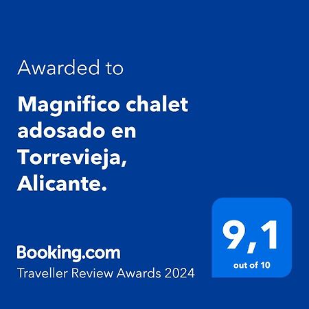 Magnifico Chalet Adosado En Torrevieja, Alicante. Dış mekan fotoğraf